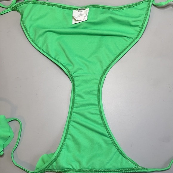 Old Navy Green Ruffle String Bikini size Small - Picture 10 of 12